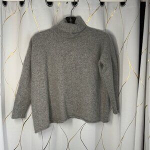 Eskandar Scottish Cashmere Turtleneck Sweater – Grey, One Size